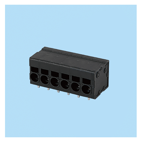 BC0177-51XX / Front Entry Screwless PCB terminal block - 5.00 mm. 