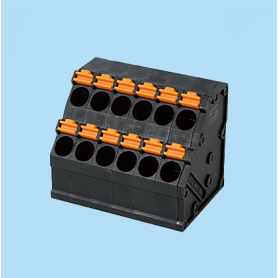 BC0153-02-XX / Screwless PCB PID terminal block  - 5.00 mm. 