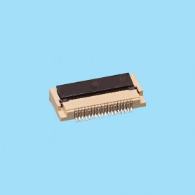 0537 / FCC/FPC side entry SMT ZIF connector - Pitch 0.50 mm (0.020”)