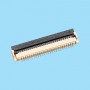 0814 / FCC/FPC side entry ZIF SMT connector  - Pitch 0.80 mm (0.032”)