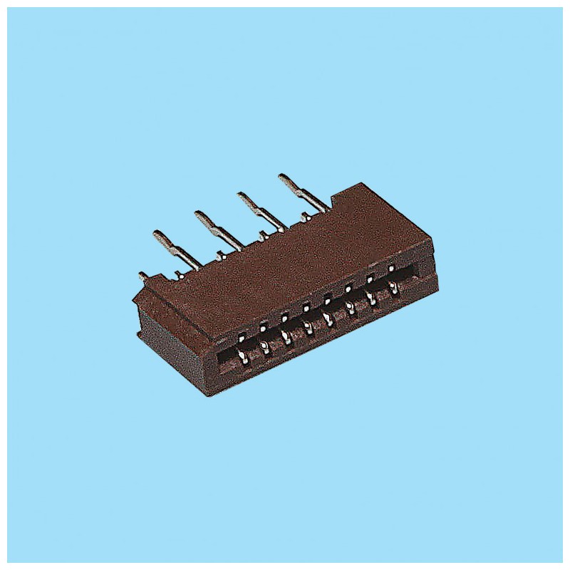 2136 / Vertical DIP LIF connector - Pitch 1.00 mm (0.039”)