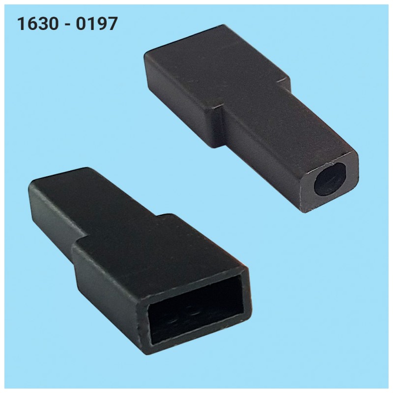 1628 - 1630 - 1648 / Covers for Faston - Front entry terminal protection