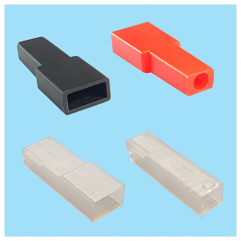 1628 - 1630 - 1648 / Covers for Faston - Front entry terminal protection