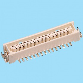 1075 / Male stright SMD connector board to board - Pitch 1,00 mm
