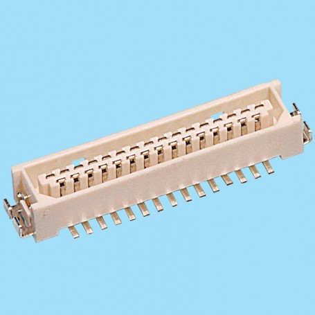 1075 / Male stright SMD connector board to board - Pitch 1,00 mm