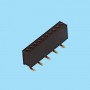 8366 / Conector recto simple fila pin torneado SMD - Paso 1.27 mm