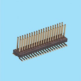0835 / Stright pin header double row SMD - Pitch 0,80 mm