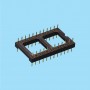 8424 / Machined male contact IC socket - Pitch 2.54 mm