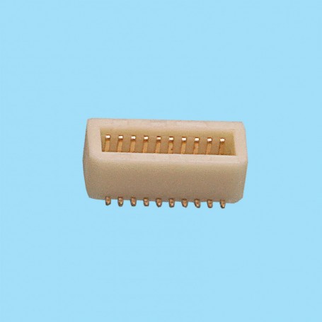 0829 / Female stright SMD connector board to board - Pitch 0,80 mm
