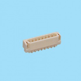 0832 / Male angled single row connector SMD - Pitch 0,80 mm