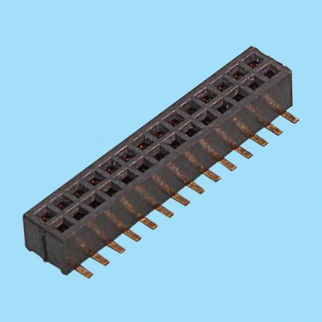1041 / Female double row SMD connector (2.25 mm) - Pitch 1,00 mm