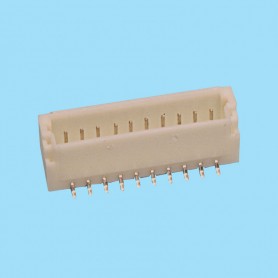 1037 / Single row top entry SMT header - Pitch 1,00 mm