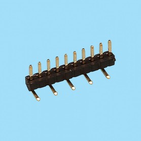 1062 / Stright pin header single row SMD - Pitch 1,00 mm