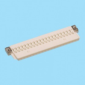 1020 / Single row crimp connector housing - Pitch 1,00 mm