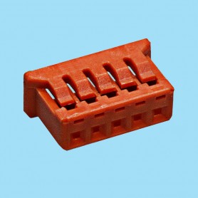 1240 / Crimp connector housing single row - Pitch 1,25 mm