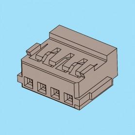 1585 / Single row crimp connector housing - Pitch 1,50 mm