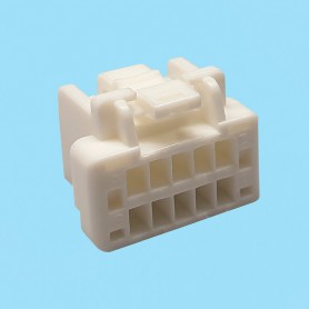 1556 / Crimp connector housing double row - Pitch 1,50 mm