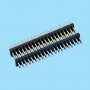 1365 / Stright pin header double row double body - Pitch 1,27 mm
