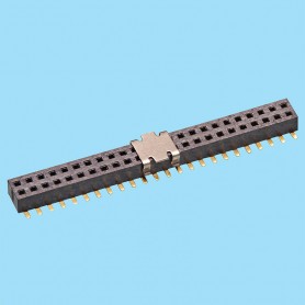 1305 / Female stright connector double row SMD - Pitch 1,27 mm