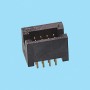 1303 / Conector macho recto doble fila polarizado - Paso 1,27 mm