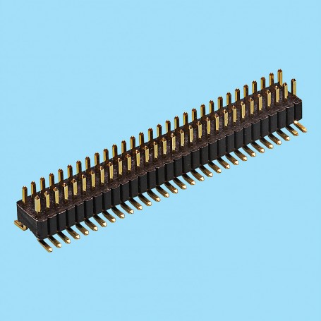 1282 / Stright pin header double row SMD - Pitch 1,27 mm