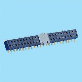 1311 / Female stright connector double row SMD - Pitch 1,27 mm