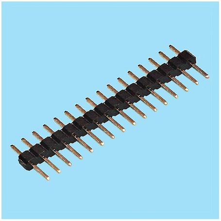2016 / Stright pin header single row - Pitch 2,00 mm