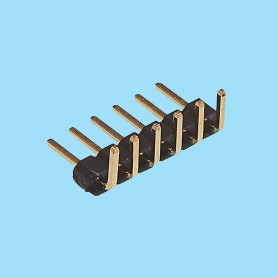 2017 / Angled pin header single row - Pitch 2,00 mm