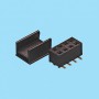 2105 / Conector recto hembra doble fila SMD (4.30 / 4.50 mm) - Paso 2,00 mm