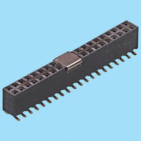 2280 / Stright female connector double row SMD - Pitch 2,00 mm