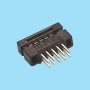 1340 X / Female flat cable IDC DIP plug - Pitch 1,27 x 1,27 mm