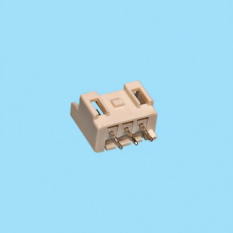 2376 / Conector macho recto polarizado - Paso 2,50 mm