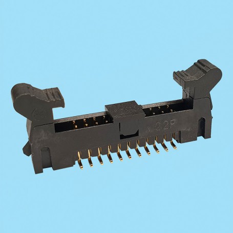 4448 / Conector macho recto SMD con expulsores - Paso 2,00 x 2,00 mm