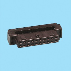 2070 / Female stright connector FFC - Pitch 2,00 x 2,00 mm
