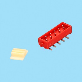 5428 / Male stright connector SMT double row up entry - Pitch 2,54 x 2,54 mm