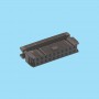 5435 / Conector hembra recto para cable plano - Paso 2,54 x 2,54 mm