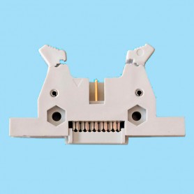5438 / Male stright connector with eject latch FFC - Pitch 2,54 x 2,54 mm