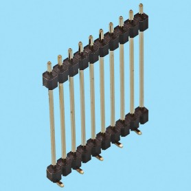 2465 / Stright pin header single row SMD - Pitch 2,54 mm