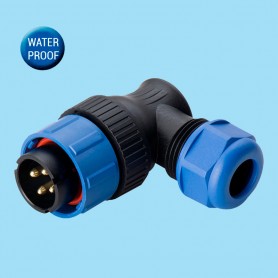 SP2116/P / Angled cable connector