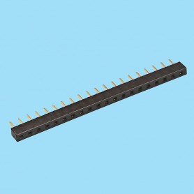 2108 / Female stright connector PCB [3.50 mm] - Pitch 2,54 mm