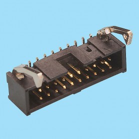 5396 / Male stright connector para SMD with eject latch - Pitch 2,54 x 2,54 mm