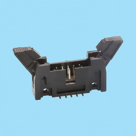 5343 / Male stright connector with eject latch SMD - Pitch 2,54 x 2,54 mm