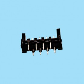 1332 / Male stright connector CONEX-FLEX - Pitch 2,54 x 2,54 mm