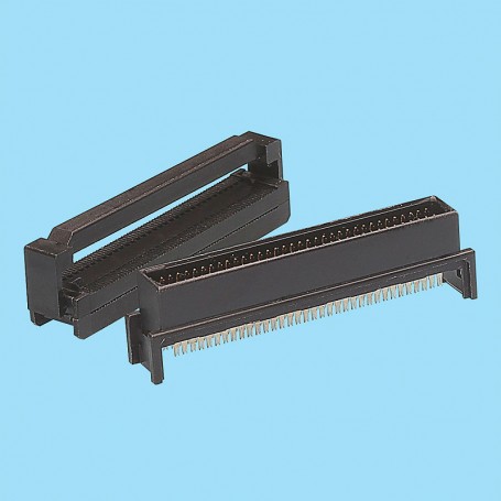 8600 / Male stright connector SCSI-III IDC for wire - Pitch 2,54 x 2,54 mm