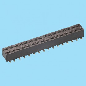2199 / Female stright connector double row SMD [5.00 mm] - Pitch 2,54 mm