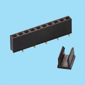 2106 / Female stright connector single row SMD [5.00 mm] - Pitch 2,54 mm