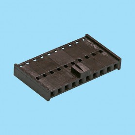 2690 / Single row crimp connector housing - Pitch 2,54 mm