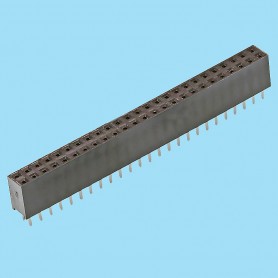 5453 / PCB Double Row Straight Female Header [8.50 mm] - Pitch 2.54 mm