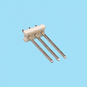 3987 / Square pin molded straight strip - 3.96 mm pitch