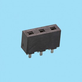 5070 / SMD single row female straight connector - Pitch 5.08 mm